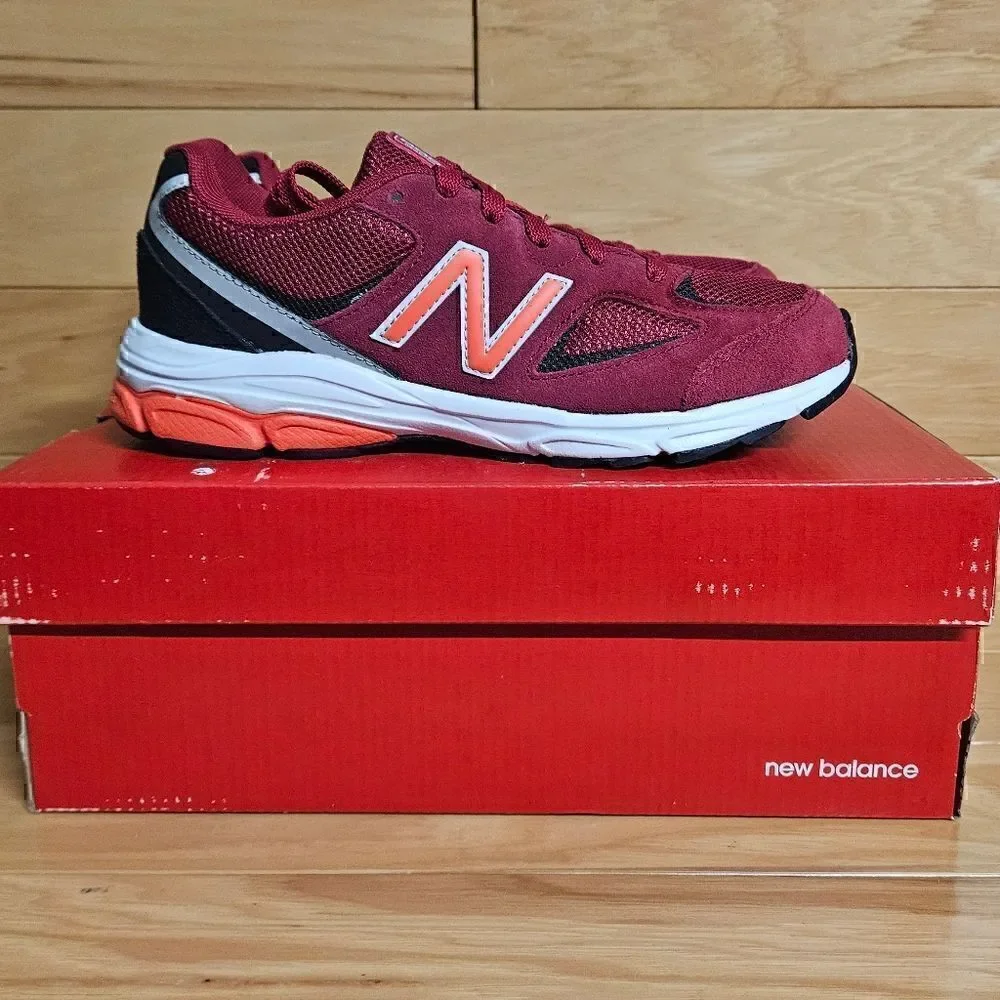 New Balance 888 Size 4.5 Youth Red Kids Boys Girls Sneaker Shoe GK888CB2